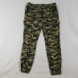 Brooklyn Cloth Pants Mens XL Camo Cargo Jogger Stretch Drawstring Pockets